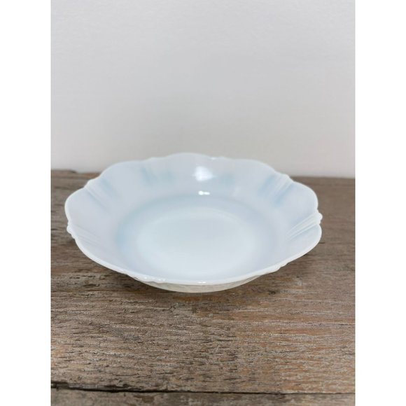 Vintage Macbeth Evans American Sweetheart Glass berry Bowl White - Picture 2 of 10